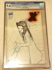 X-23 #2  Limited Edition Sketch Variant CGC 9.8 NM/MT Marvel 2005 White Pages