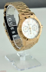 KOSTENLOSER Versand USA schicke Damenuhr GUESS Roségold Edelstahl Damen schön - Bild 1 von 1