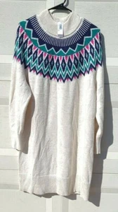 Damen Old Navy Mid West Muster weich bequem Oversize Tunika Pullover XL - Bild 1 von 4
