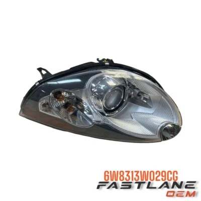 Conjunto de faros Jaguar XK 2007-2010, derecho (dañado) usado OEM 6W8313W029CG Foto 1 de 4