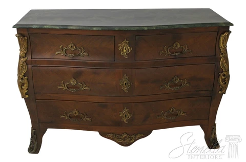 58675EC: TROUVAILLES French Louis XV Style Commode Chest Cover