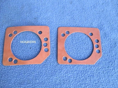 Par de juntas de admisión de filtro de aire Harley Davidson 2001-2010 Touring Softail Dyna Foto 1 de 2