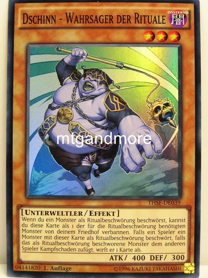 Yu-Gi-Oh - 1x Dschinn - Wahrsager der Rituale - THSF - The Secret Forces - Super - Bild 1 von 1