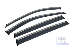Manzo Window Visors Rain Wind Guards Shade 4pc *Smoke* For Nissan Rogue 14-19 - Picture 1 of 2