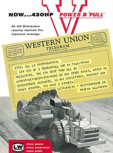 Le Tourneau Power B Tournapull B-Pull 430HP Brochure - Picture 1 of 1