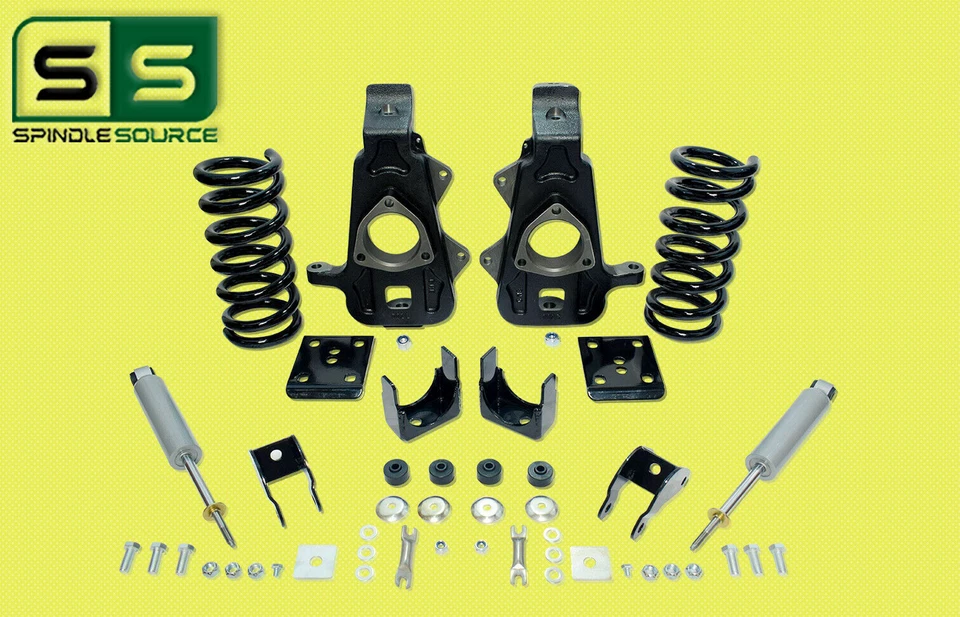 Husillos de 4"/6", bobinas V8, volteo, amortiguador, extensores kit de caída para Dodge Ram 1500 02-08 Foto 1 de 1
