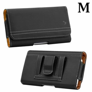 Coolpad Legacy Go (5.85" x 3.0") - Leather Pouch Belt Clip Holster Holder Case - Picture 1 of 5