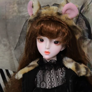 Juego completo de 1/3 muñecas BJD moda niña muñeca articulada ojos maquillaje facial niños regalo - Imagen 1 de 9