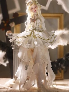 Nuevo Vestido de Noche Vestido Ropa Peluca de Pelo Zapatos Para Muñeca 1/4 BJD QY B - Imagen 1 de 11