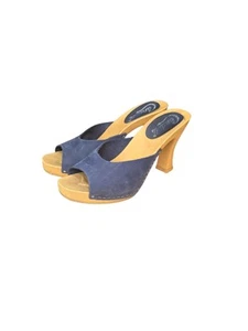 Candies Vintage Original Sandalen royalblau 7,5 / 38 Made in Italy 80er Jahre - Bild 1 von 12