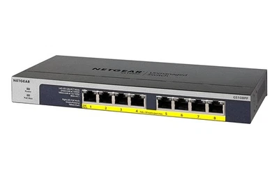 Netgear Unmanaged 8 Port Poe Gigabit Network Switch - Image 1 of 3