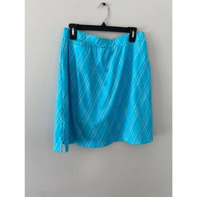 Pantalón corto estampado Page & Tuttle para mujer talla grande azul con bolsillos Foto 1 de 4