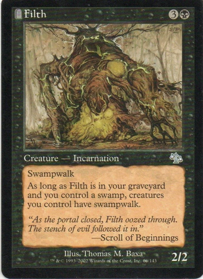 MTG: Judgment: Filth: Lightly Played Condition - Image 1 of 1