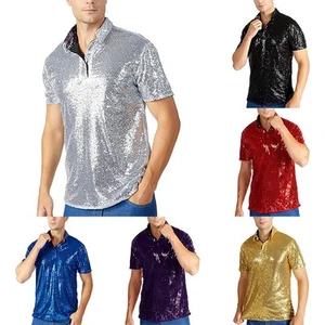 Short Sleeve T-Shirt Casual Christmas Cosplay Costume Fashion Men Party - Picture 1 of 24