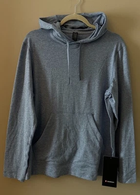 NUEVO CON ETIQUETAS Para Hombres Grande Lululemon Suave Jersey Pullover Sudadera con Capucha HWDN/HCUE Azul Foto 1 de 3