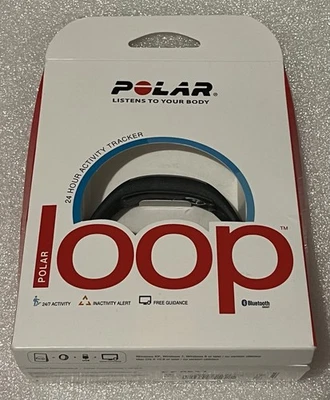Polar Loop Activity Tracker – Original Model – Black – New / Sealed - Image 1 of 4