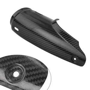 Carbon Fiber Heat Shield Exhaust Cover Guard For BMW R1200GS R1250GS 2019-2023 - Picture 1 of 10