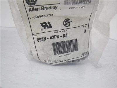 ALLEN BRADLEY 898N-43PB-N4 898N43PBN4 T port connector *Surplus OPEN BOX* - Image 1 of 4
