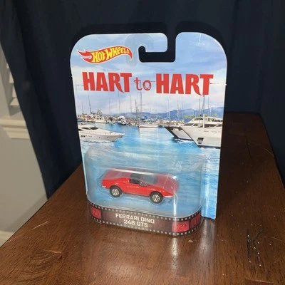 Hot Wheels Retro Entertainment Hart to Hart FERRARI Dino 246 GTS  IN PROTECTOR - Image 1 of 4