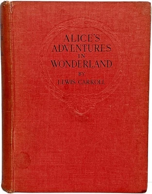 1929 First Edition ALICE IN WONDERLAND Magician CHARLES FOLKARD vtg ILLUSTRATED - Image 1 of 4