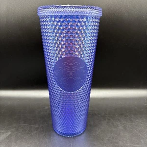 Bicchiere Starbucks Disneyland borchiato 2021 viola iridescente 24 once - Foto 1 di 8