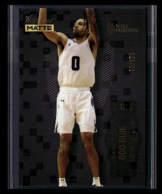 2022 Wild Card Matte #MB-8 Boo Buie Touch Black Pattern 2 #/125 - Image 1 of 2