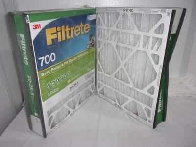 2 Pack 3M Filtrete Electrostatic 20x25x5 Air Filter MPR 700 MERV 8 - Image 1 of 4