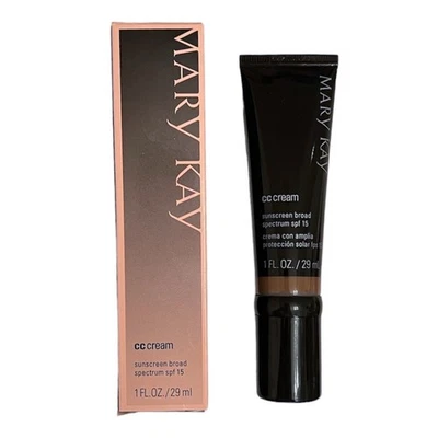 Mary Kay CC Cream Foundation Sunscreen Broad Spectrum SPF 15 Very Deep Expired - Image 1 of 4