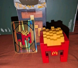 McDonald’s Minecraft Fry Helm Neu Mit Box & Uneingelöster Karte - Bild 1 von 6