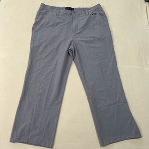 Oakley Hose Herren grau Stretch Herren Größe 40 x 32 Logo Chinohose - Bild 1 von 10