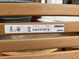 IKEA Folding Chairs 4 TERJE Set of 4 - Picture 1 of 7
