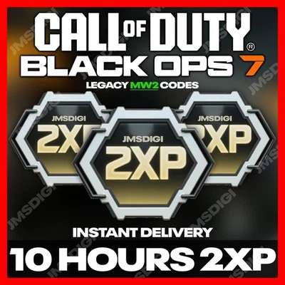 Call of Duty Black Ops 7 (BO7) – 10 Hours Double XP 2XP | MW2 Codes | Global - Image 1 of 4