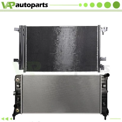 For 2014 2015 2016 Chevrolet Impala Radiator & Condenser Cooling Assembly Foto 1 de 4