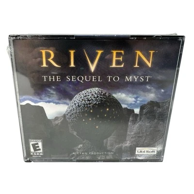 Riven The Sequel to Myst PC Game 5 Discs 1997 Windows 95/98 Ubisoft New Sealed! - Image 1 of 4