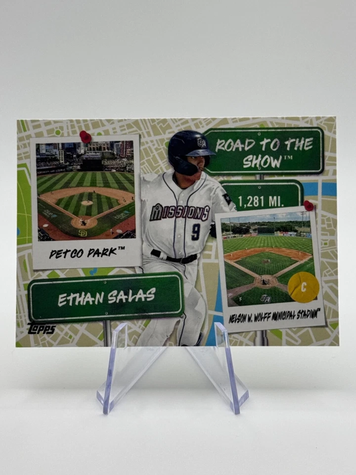 2024 Topps Pro Debut #RTTS-5 ETHAN SALAS | Road to the Show - Image 1 of 2