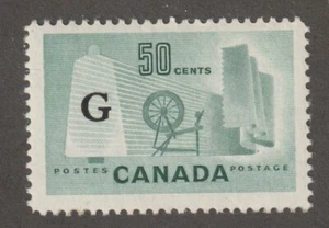Canada 1953-55 #O38 Overprinted Official Stamp (Textile Industry) - F/VF MNH - Picture 1 of 2