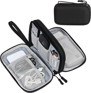 Electronic Organizer, Travel Cable Organizer Bag Pouch Electronic Accessories Ca - Picture 1 of 12