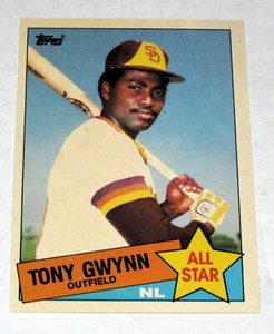 1985 Topps Tiffany 717 Tony Gwynn AS, of 5000, Padres HOF