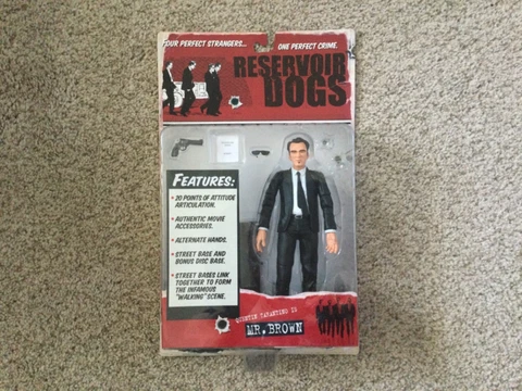 RESERVOIR DOGS MR BROWN MEZCO FIGURE Cover
