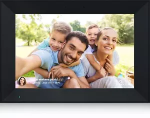 Digital Photo Frame 10.1 Inch WiFi Picture IPS HD Touch Screen Smart Cloud Ph... - Picture 1 of 8
