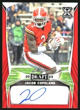 2023 Leaf Draft Autographs Red #BAJC2 Jacob Copeland Auto