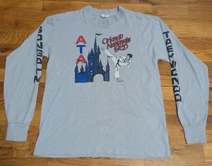 Vintage Taekwondo 1980s Shirt - ATA Orlando Nationals 1985 - Long Sleeve Tee - Picture 1 of 23