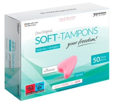 ♥ 50er Soft Tampons normal Joydivision Sport Wellnes Sauna Schwimmen