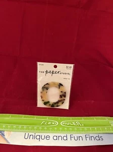 Tortoise Shell Letter Sticker - O - Picture 1 of 4