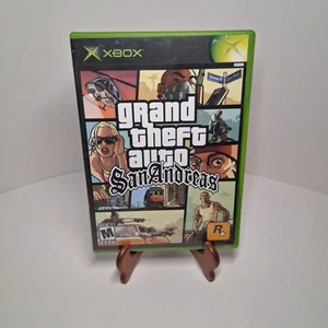 Grand Theft Auto: San Andreas "M" Version (Microsoft Xbox) Case & Manual - Picture 1 of 7