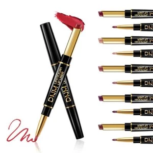 Rossetto Doppia Testa Lip Liner Impermeabile Matita/Penna Matte Trucco Lunga Durata - Foto 1 di 24