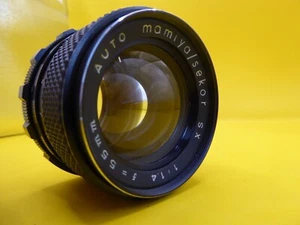 Mamiya Sekor sx f1.4 / 55mm Auto fast prime Lens M42 Screw Mount serviced - Bild 1 von 15