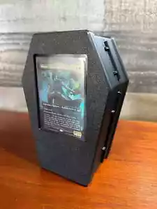 Coffin-Shaped Deck Box – MTG, Pokémon, Lorcana | Dice Tray | Magnetic Closure - Picture 1 of 4