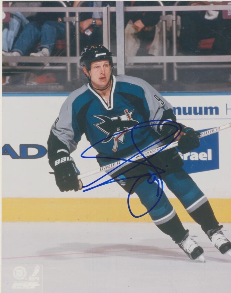 Adam Graves Autographed 8x10 San Jose Sharks D724 Foto 1 de 1