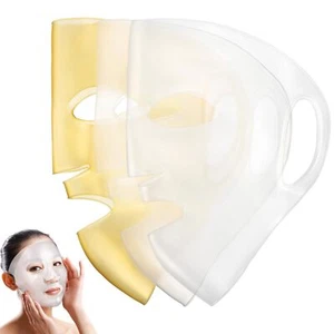 FRCOLOR 3 Pcs Silicone Mask Cover Silicone Silicone Skin Mask Silicone Face M... - Picture 1 of 9